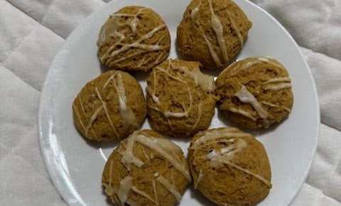 Iced Pumpkin Maple Cookie